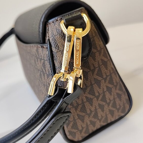 Navy Blue Michael Kors Fleur Ladies Crossbody Underarm Bag - Picture 7 of 10